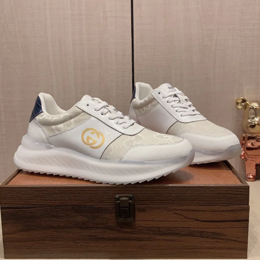 Men's men's shoes💰460💰💰🎩🎩[Lightning][Lightning] "Gucci*" The latest and most popular casual sports shoes, top brand [seduce] luxury~purchase, top~quality. [Strong] The upper is made of imported breathable cowhide with material ➕ breathable sheepskin feet (•) and fine workmanship. The original stylish and stylish soft rubber wear-resistant and non-slip outsole is light and comfortable on the feet. The real thing looks better when taken in real life. 413: code: 38-44, can be customized 45